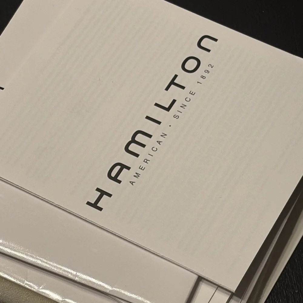 Hamilton Men in Black II Limited Edition Stainless Steel Watch New In Box